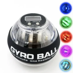 elf-starting Gyro Ball Gyroscopic Power Wrist Ball Forearm Exerciser Arm Hand Muscle Force Trainer Gyroball Home Gym