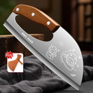 Household kitchen knife, labor-saving kitchen slicing and cutting knife, sharp cutting edge, non grinding knife