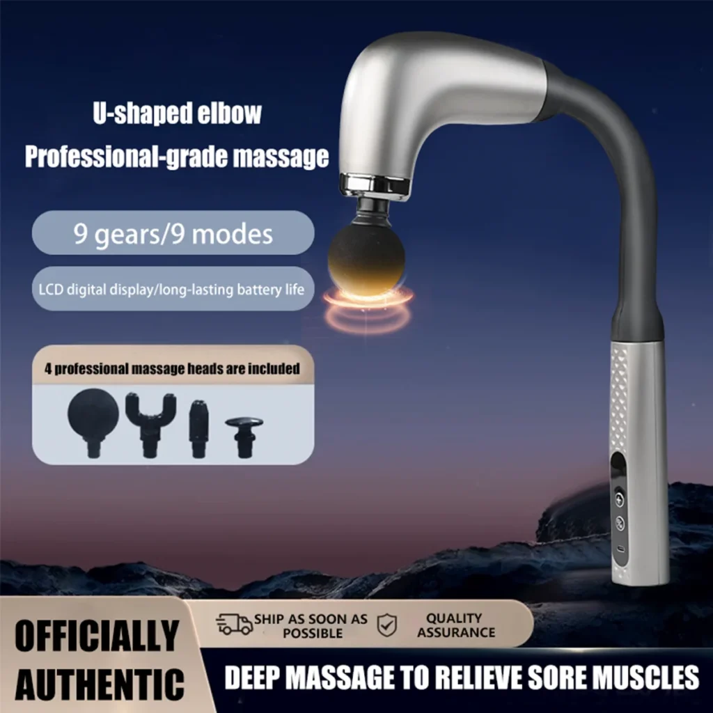 Electric Fascia Gun Massager Body Relaxation Trigger Point Massage Machine for Fitness | ⭐4.8/5 — 80+ Bought