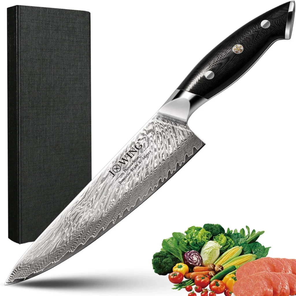 Kitchen knife High quality stainless steel Damascus Chef's knife Kitchen Accessories Knife High hardness sharp cutting knife