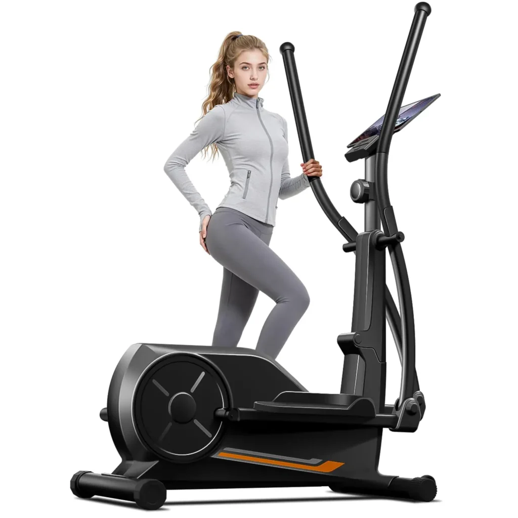 CURSOR Elliptical Exercise Machine, Elliptical Machine for Home with Hyper-Quiet Magnetic Driving System,8and16, Customized