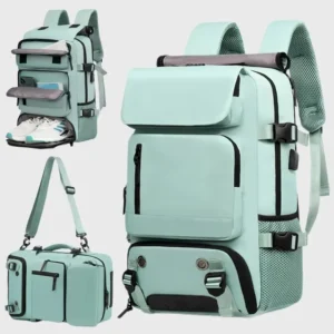 Men's & Women's Large-Capacity Multi-Functional Travel Backpack Outdoor Hiking & Schoolbag Waterproof with Polyester Lining