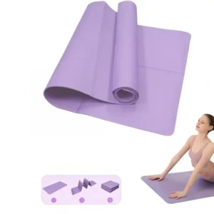 1pc Yoga Mat Anti-skid Sports Fitness EVA Comfort Foam Thick Yoga Mat for Exercise Yoga and Pilates Gymnastics Mat