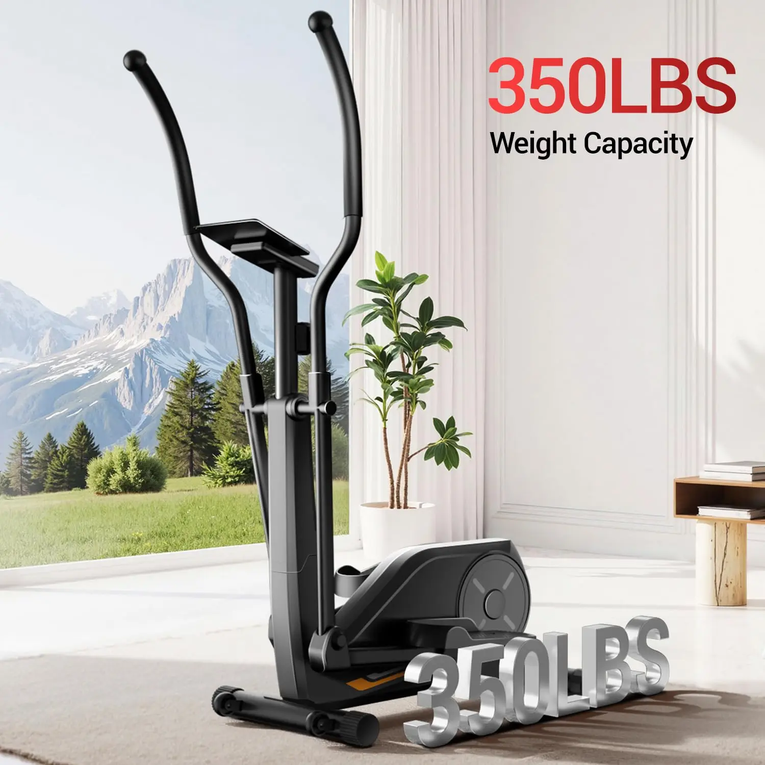 CURSOR Elliptical Exercise Machine, Elliptical Machine for Home with Hyper-Quiet Magnetic Driving System,8&16, Customized - Image 2