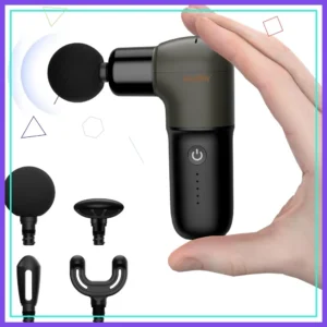 Mini Massage Gun, Deep Tissue Percussion Muscle Massager, Portable Travel Massager for Her Him, Black