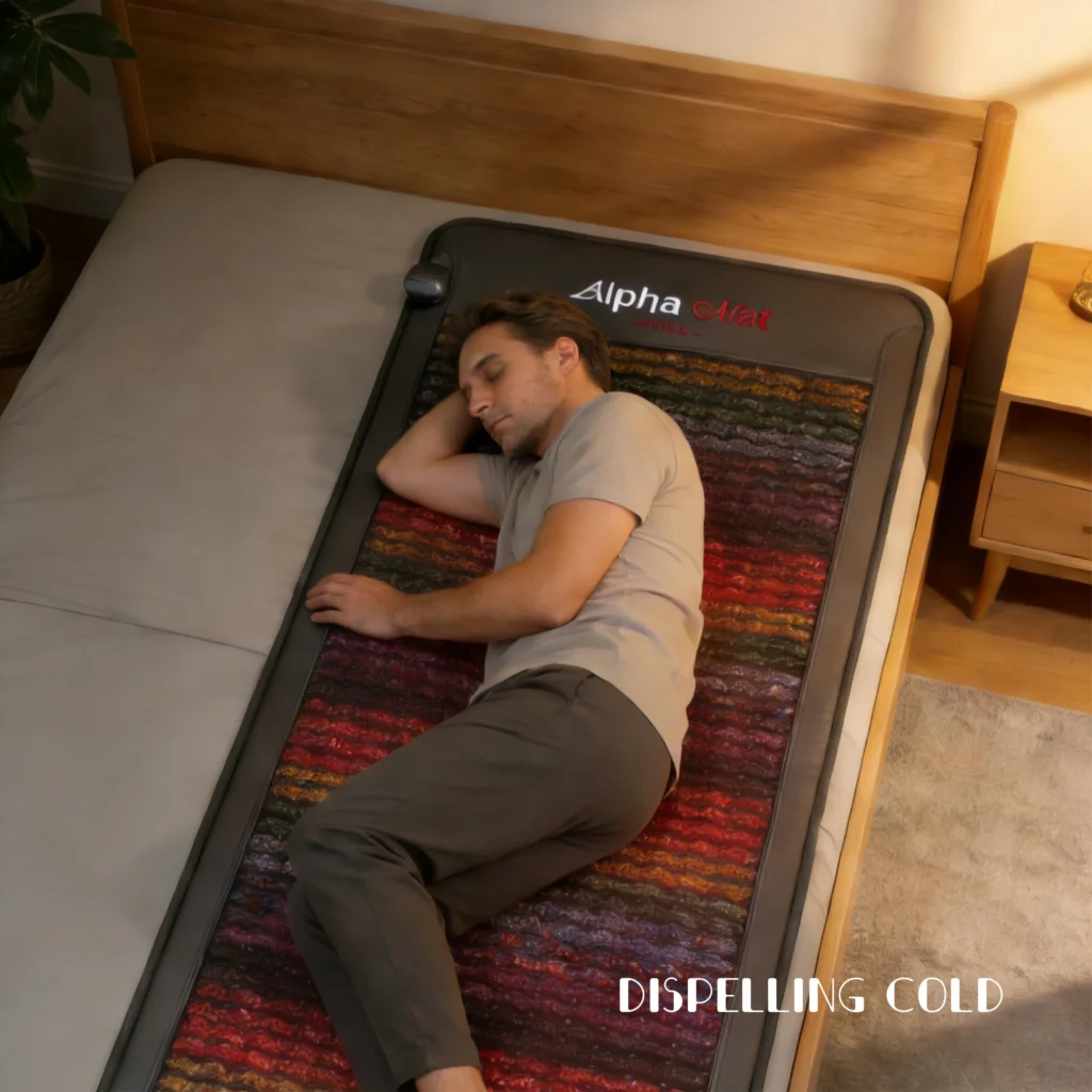 Luxuryade A7000 PEMF Crystal Mat Amethyst Therapy FlR Infrared Heating Heating BIO Massage Mattress