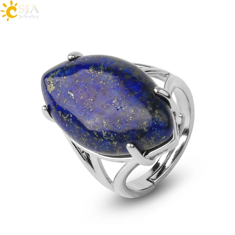 Women's Natural Stone Crystal Adjustable Ring — Elegant Fashion Gemstone Ring | 4.9/5 — 7,800+ Bought - Image 18