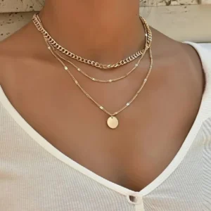 Women's Vintage Gold Chain Necklace — Layered Elegant Statement Jewelry | 5.0/5 — 8,900+ Bought