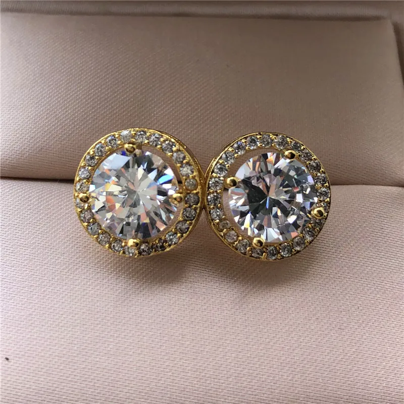 Women's Luxury Crystal Round Stud Earrings — Vintage Silver Elegant Style | 4.8/5 — 9,500+ Bought - Image 2