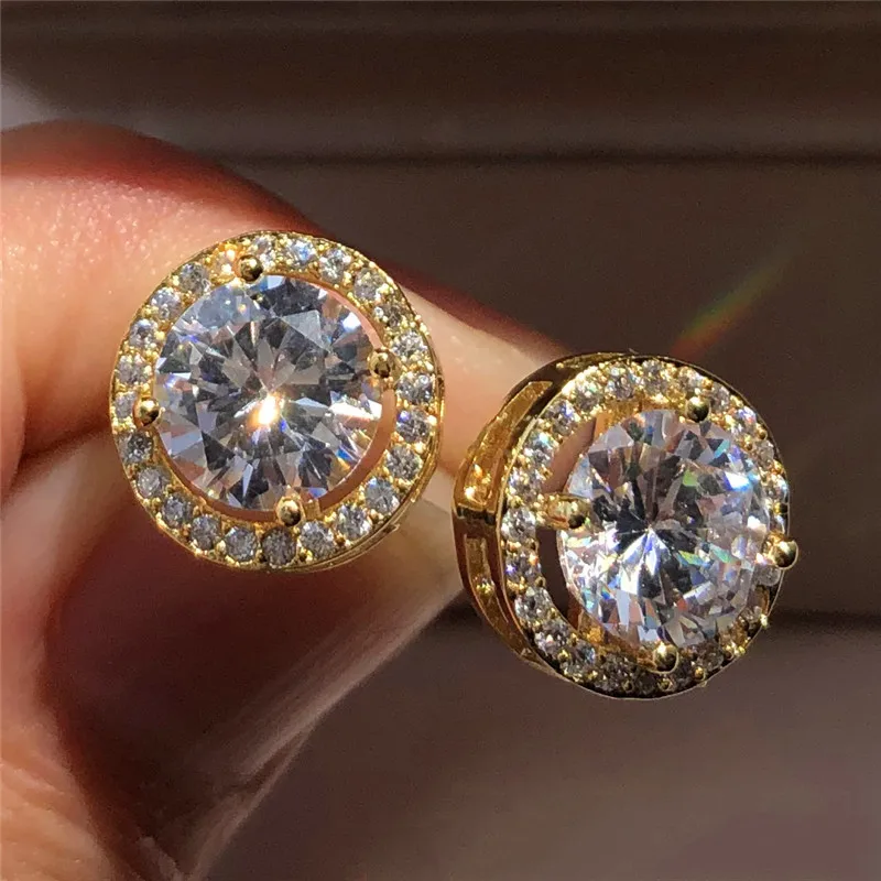 Women's Luxury Crystal Round Stud Earrings — Vintage Silver Elegant Style | 4.8/5 — 9,500+ Bought - Image 5