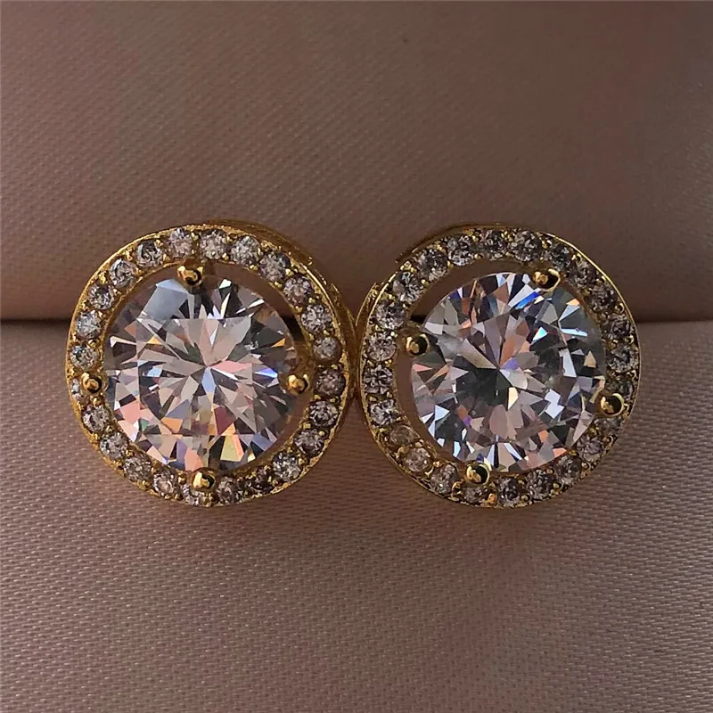 Women's Luxury Crystal Round Stud Earrings — Vintage Silver Elegant Style | 4.8/5 — 9,500+ Bought - Image 3