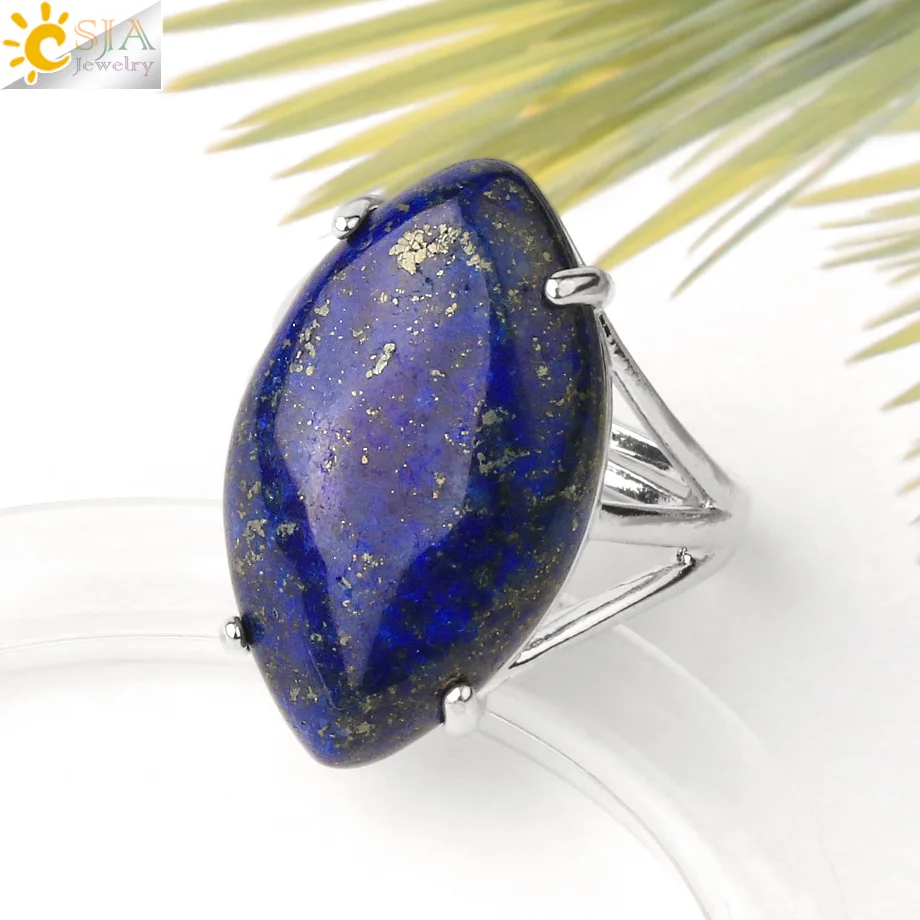 Women's Natural Stone Crystal Adjustable Ring — Elegant Fashion Gemstone Ring | 4.9/5 — 7,800+ Bought - Image 4