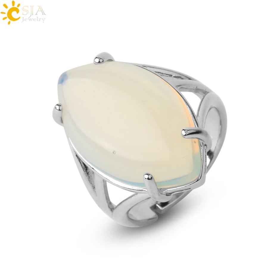 Women's Natural Stone Crystal Adjustable Ring — Elegant Fashion Gemstone Ring | 4.9/5 — 7,800+ Bought - Image 17