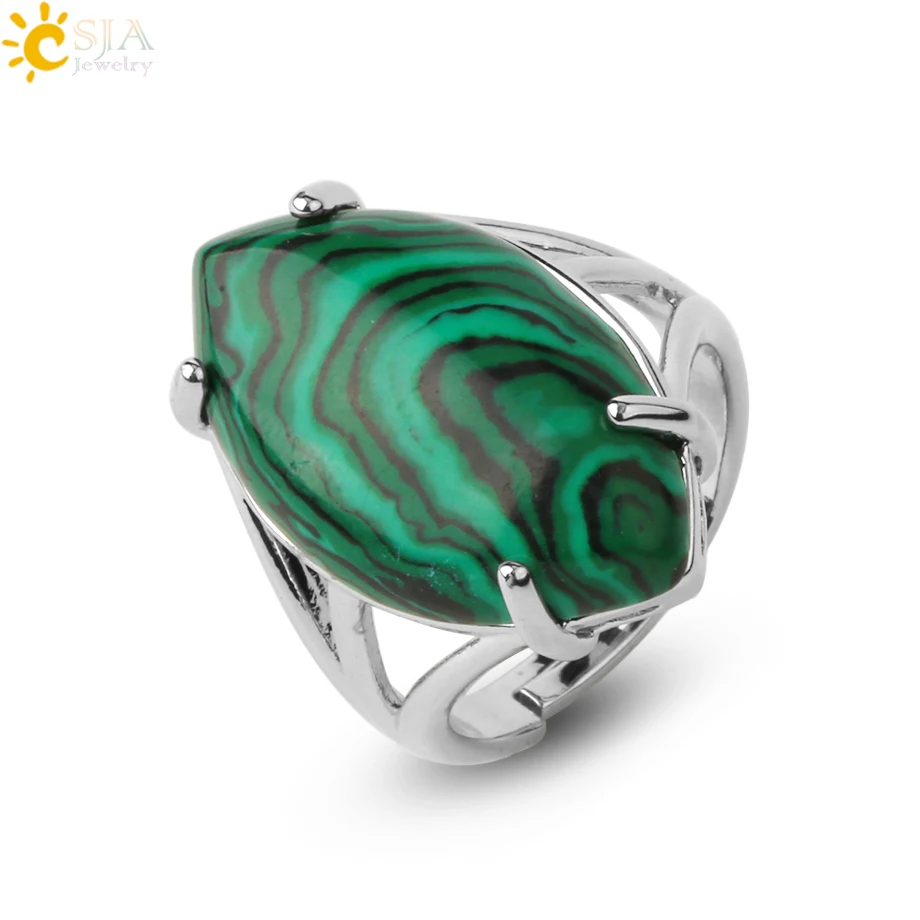 Women's Natural Stone Crystal Adjustable Ring — Elegant Fashion Gemstone Ring | 4.9/5 — 7,800+ Bought - Image 12
