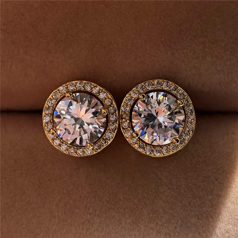 Women's Luxury Crystal Round Stud Earrings — Vintage Silver Elegant Style | 4.8/5 — 9,500+ Bought - Image 4