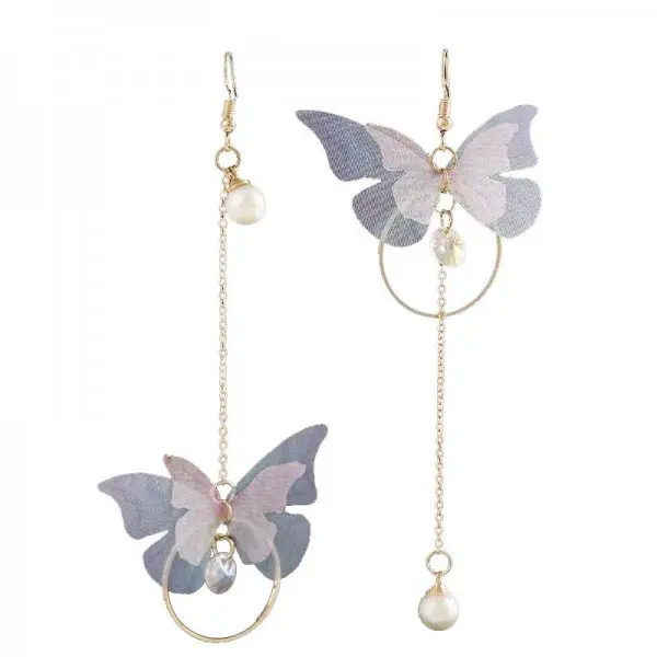 Women's Purple Butterfly Glass Tassel Earrings — Elegant Long Drop Style | 5.0/5 — 10,000+ Bought - Image 13