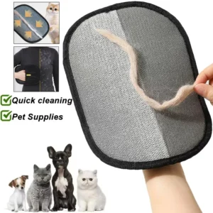 Pet Grooming Glove — Dog and Cat Deshedding Brush and Massage Mitt | 4.8/5 — 8,500+ Bought