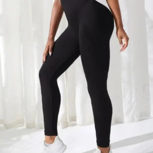 Women's Seamless Yoga Pants — Stretchy High Waist Gym Sports Leggings | 4.8/5 — 9,500+ Bought