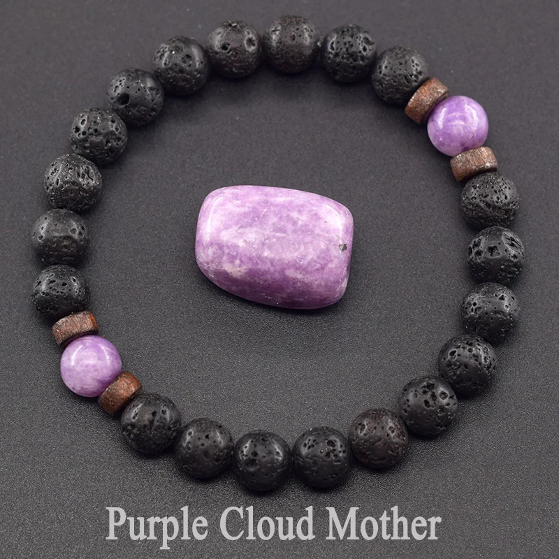 Men's Tiger Eye and Volcanic Stone Bracelet — Natural Yellow Black Beads | 4.8/5 — 8,500+ Bought - Image 21