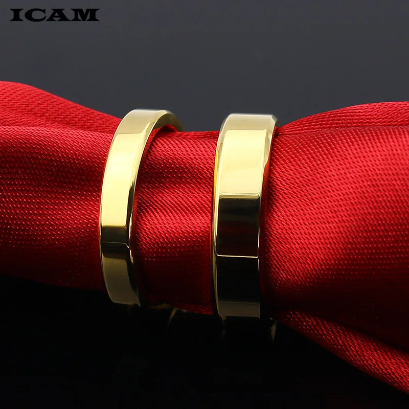 Men's Rose Gold Simple Fashion Ring — 4mm/6mm Stainless Steel | 4.9/5 — 7,500+ Bought - Image 4