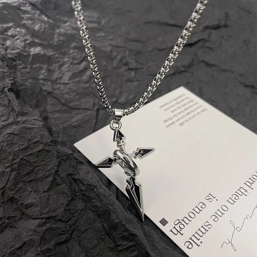 Men's Gold/Silver Cross Pendant Necklace — Stainless Steel Chain | 4.9/5 — 9,200+ Bought - Image 2
