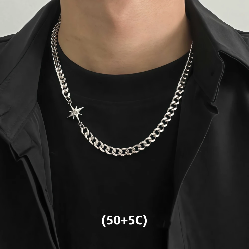 Men's Hip Hop Double-Layer Star Cross Necklace — Titanium Steel | 5.0/5 — 10,000+ Bought - Image 9