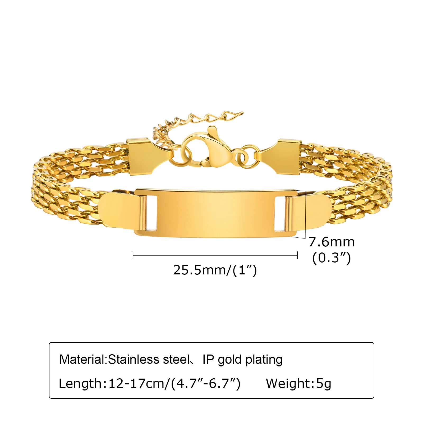 Men's Stainless Steel Engraved Name Bracelet — Personalized Boy Girl | 4.9/5 — 7,500+ Bought - Image 12