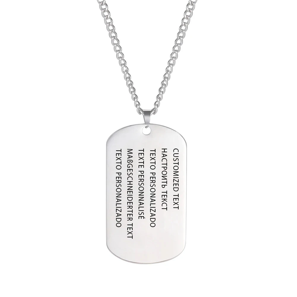 Men's Military Dog Tag Bar Necklace — Army Tactical Personalized | 5.0/5 — 10,000+ Bought - Image 13