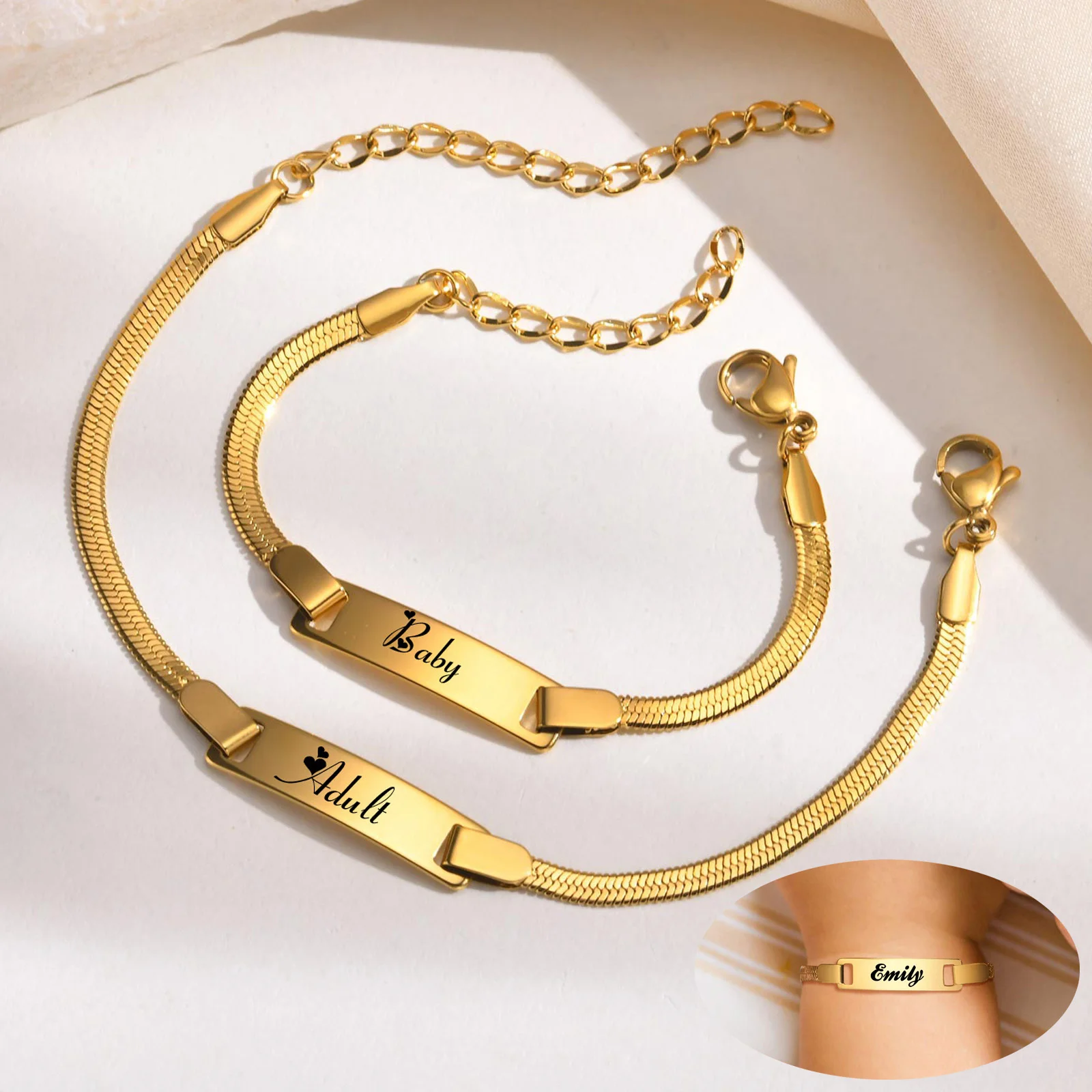 Men's Stainless Steel Engraved Name Bracelet — Personalized Boy Girl | 4.9/5 — 7,500+ Bought - Image 3