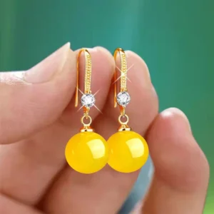 Women's Silver Pearl Drop Earrings — Elegant Water Drop Dangle Style | 4.9/5 — 7,800+ Bought