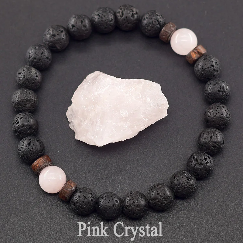 Men's Tiger Eye and Volcanic Stone Bracelet — Natural Yellow Black Beads | 4.8/5 — 8,500+ Bought - Image 13