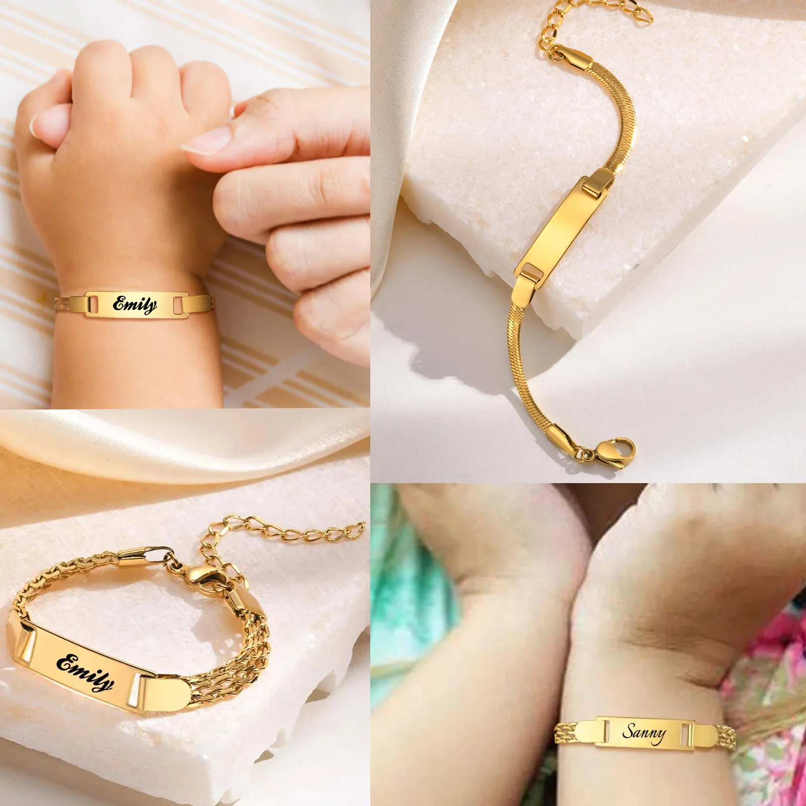 Men's Stainless Steel Engraved Name Bracelet — Personalized Boy Girl | 4.9/5 — 7,500+ Bought