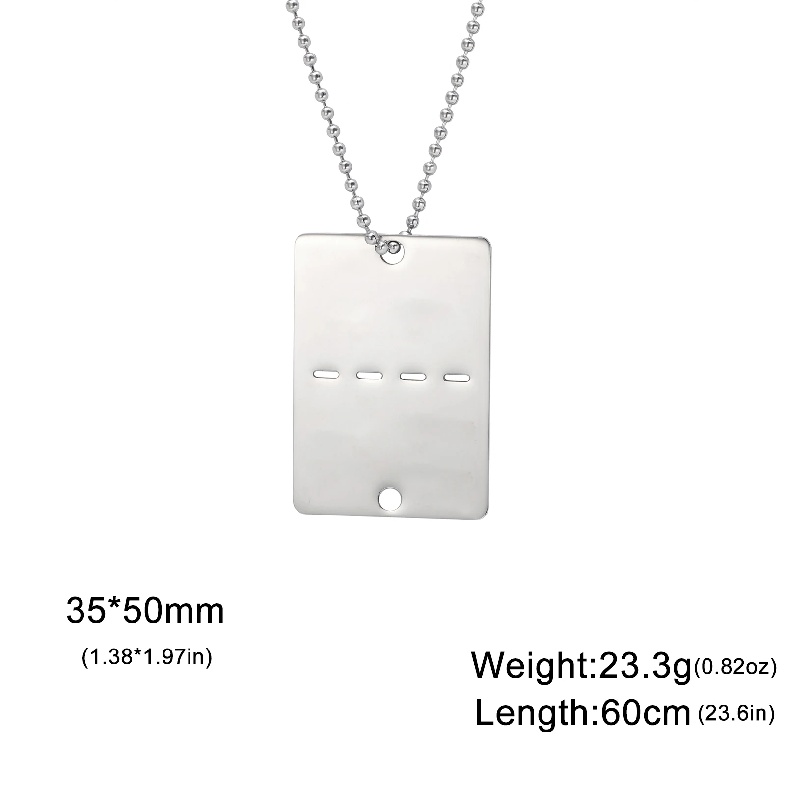 Men's Military Dog Tag Bar Necklace — Army Tactical Personalized | 5.0/5 — 10,000+ Bought - Image 7