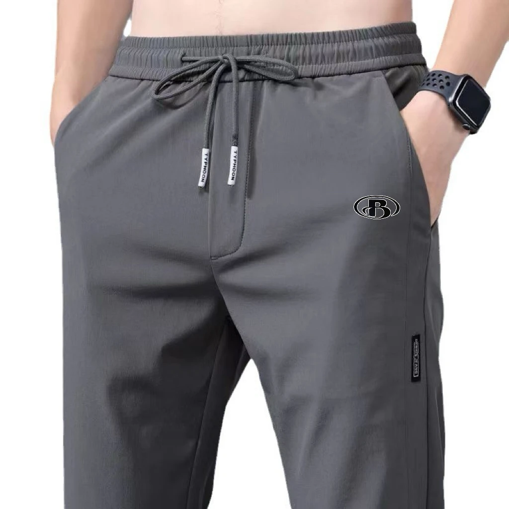 Men's Ice Silk Quick-Dry Slim Pants — Korean Casual Summer Trousers | 4.9/5 — 7,