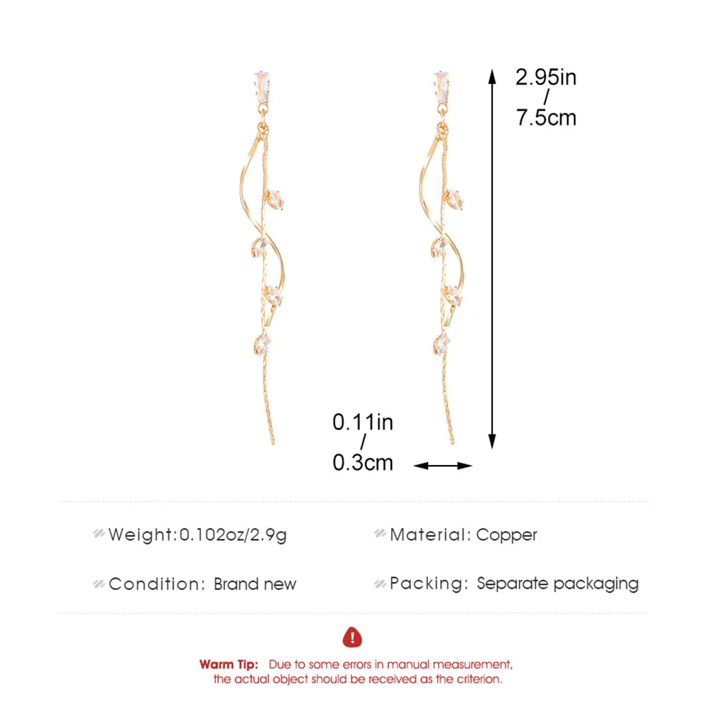Women's Korean Luxury Long Tassel Earrings — Fashion Rotating Drop Style - Image 5