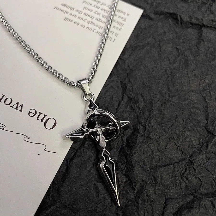 Men's Gold/Silver Cross Pendant Necklace — Stainless Steel Chain | 4.9/5 — 9,200+ Bought
