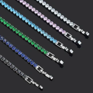 Women's Zircon Tennis Bracelet — Micro-Inlaid Crystal Elegant Bangle 20254.9/5 — 7,800+ Bought