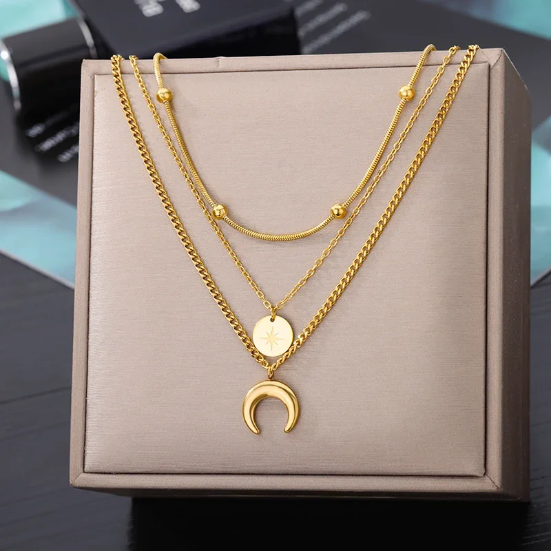 Women's Multilayer Heart Necklace — 316L Stainless Steel Elegant Chain | 4.8/5 — 9,500+ Bought - Image 13