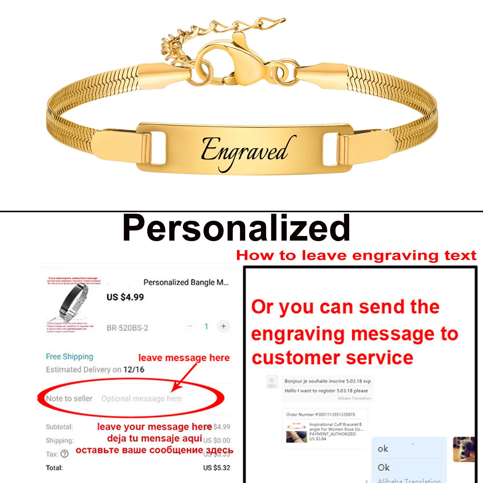Men's Stainless Steel Engraved Name Bracelet — Personalized Boy Girl | 4.9/5 — 7,500+ Bought - Image 5