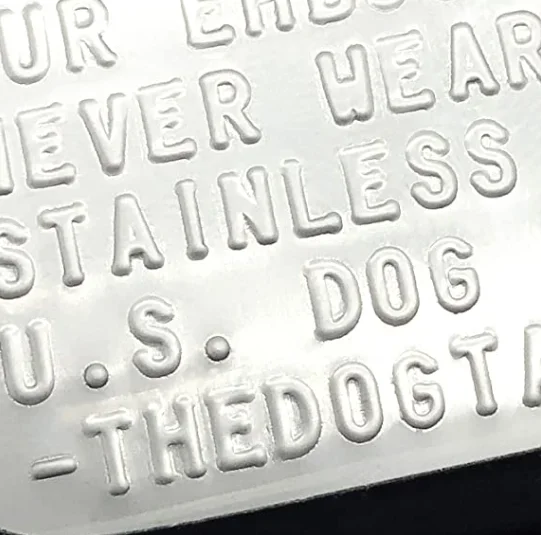 Men's Military Dog Tag Set of 2 — Personalised Stainless Steel | 5.0/5 — 8,900+ Bought - Image 5