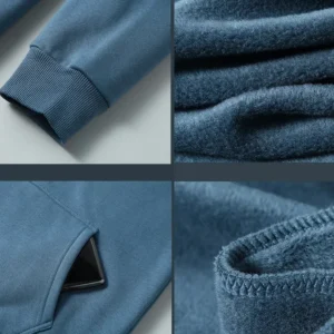 Men's Zip-Up Oversized Hoodie — Loose Cotton Long Sleeve Sweatshirt | 5.0/5 — 8,900+ Bought