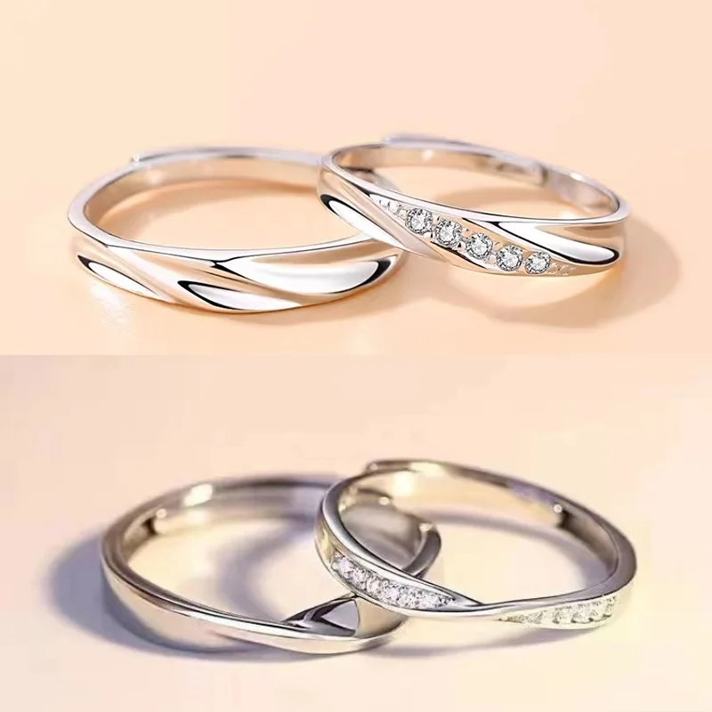 Women's Mobius Smooth Silver Couple Ring — Classic Minimalist Band | 5.0/5 — 10,000+ Bought - Image 2