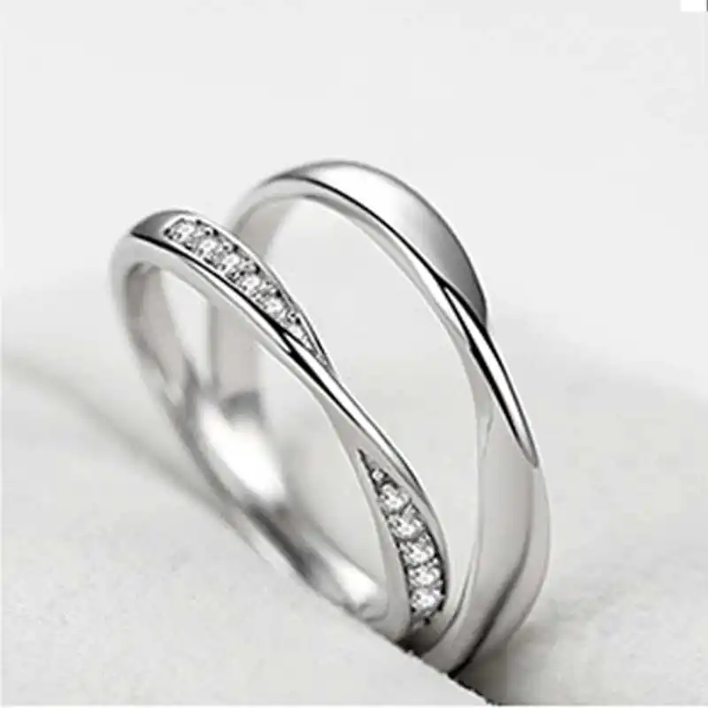 Women's Mobius Smooth Silver Couple Ring — Classic Minimalist Band | 5.0/5 — 10,000+ Bought - Image 6