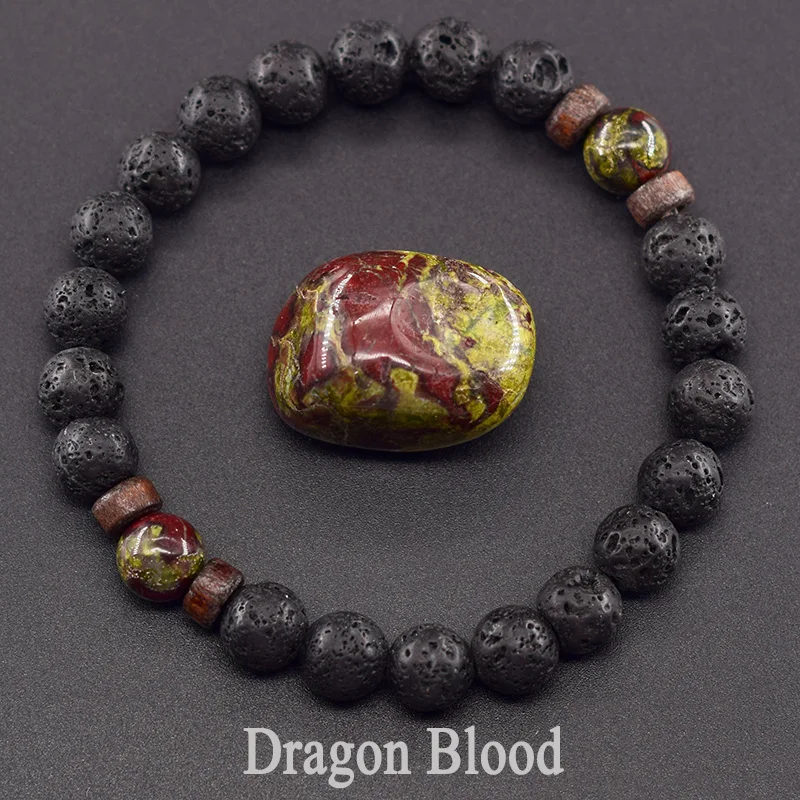 Men's Tiger Eye and Volcanic Stone Bracelet — Natural Yellow Black Beads | 4.8/5 — 8,500+ Bought - Image 32