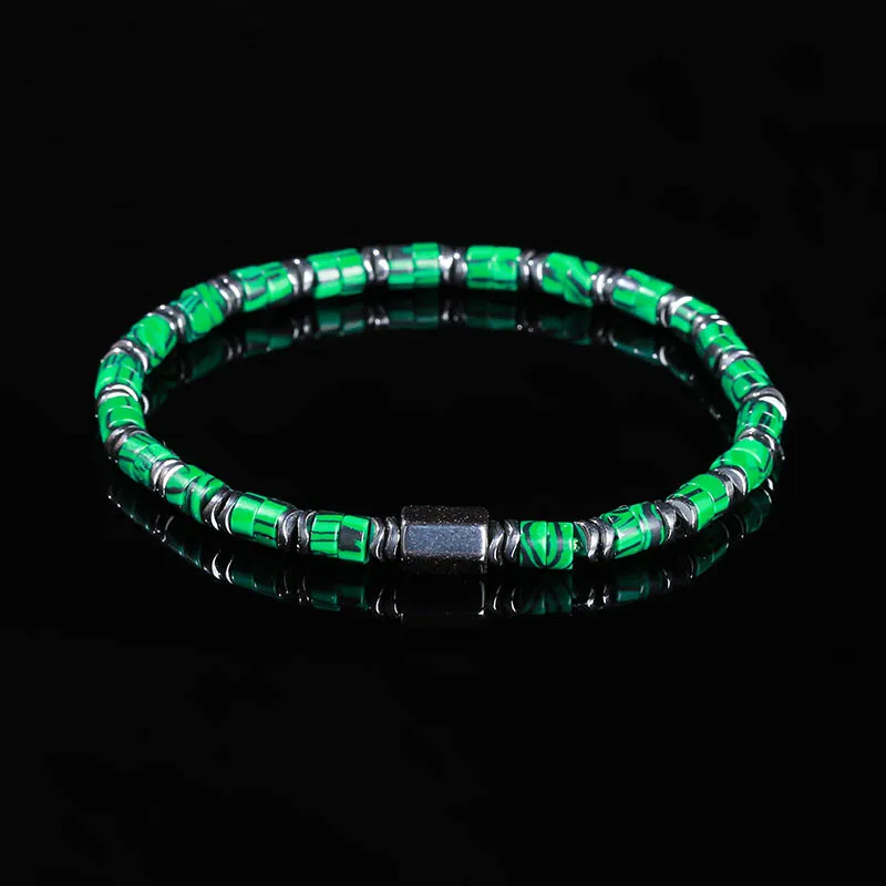 Men's Natural Hematite Tiger Eye and Malachite Beaded Bracelet | 4.8/5 — 8,500+ Bought - Image 4