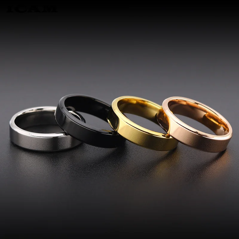 Men's Rose Gold Simple Fashion Ring — 4mm/6mm Stainless Steel | 4.9/5 — 7,500+ Bought - Image 2