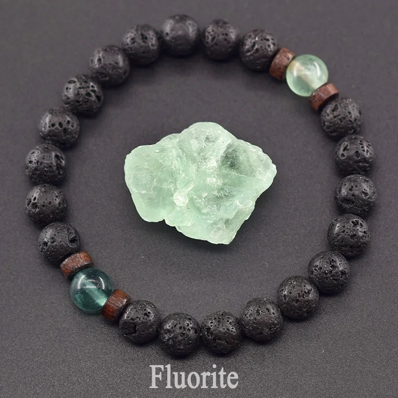 Men's Tiger Eye and Volcanic Stone Bracelet — Natural Yellow Black Beads | 4.8/5 — 8,500+ Bought - Image 38