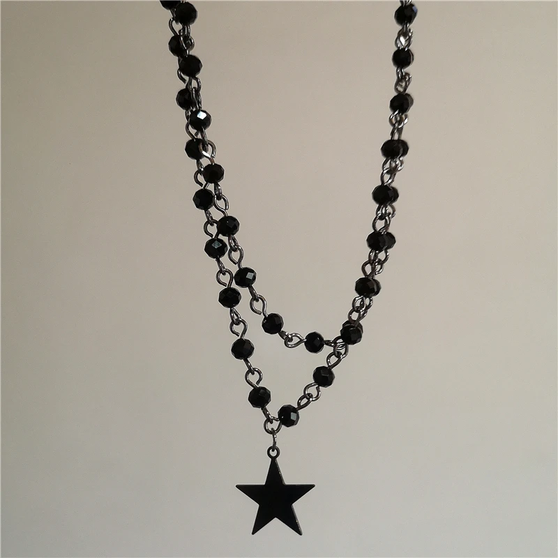 Men's Punk Star Heart Cross Double Layer Necklace — Personalized | 4.8/5 — 8,500+ Bought - Image 10