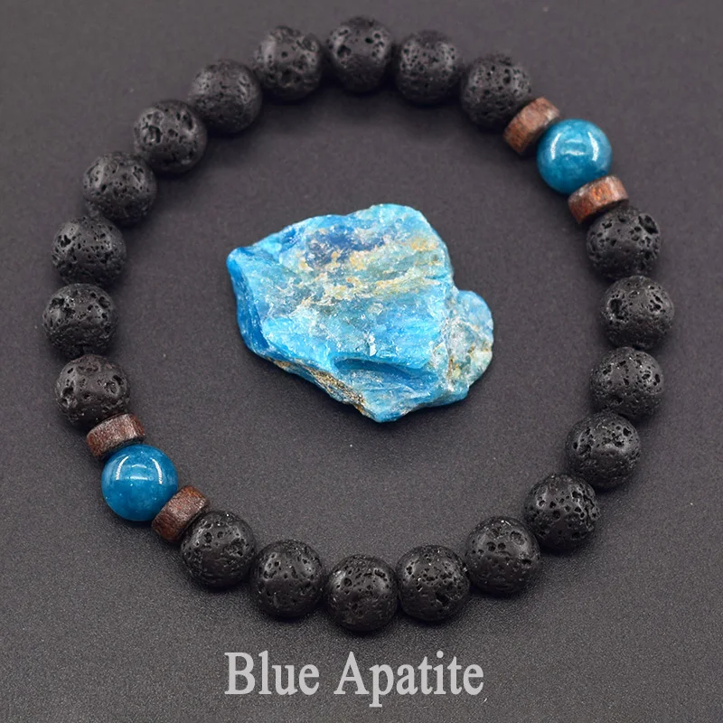 Men's Tiger Eye and Volcanic Stone Bracelet — Natural Yellow Black Beads | 4.8/5 — 8,500+ Bought - Image 34