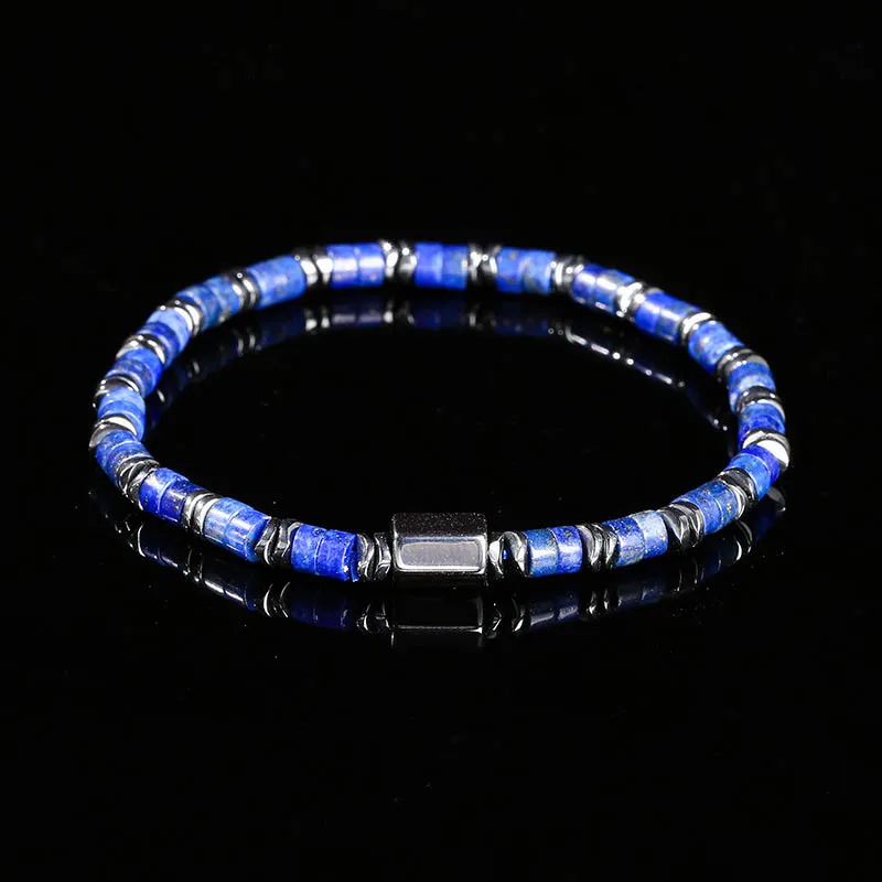Men's Natural Hematite Tiger Eye and Malachite Beaded Bracelet | 4.8/5 — 8,500+ Bought - Image 3